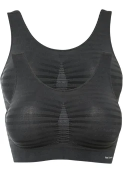 Outlet Bustier Feel Comfort sin costuras (2 unidades) Mujer Sin Costuras|Básicos