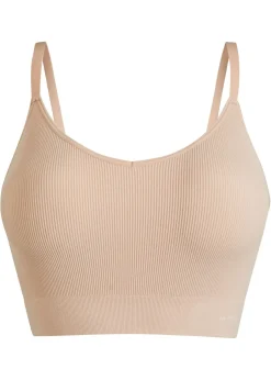 Online Bustier Feel Comfort sin costuras de canalé Mujer Sin Costuras|Sujetadores