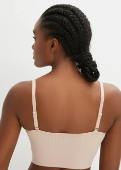 Online Bustier Feel Comfort sin costuras de canalé Mujer Sin Costuras|Sujetadores