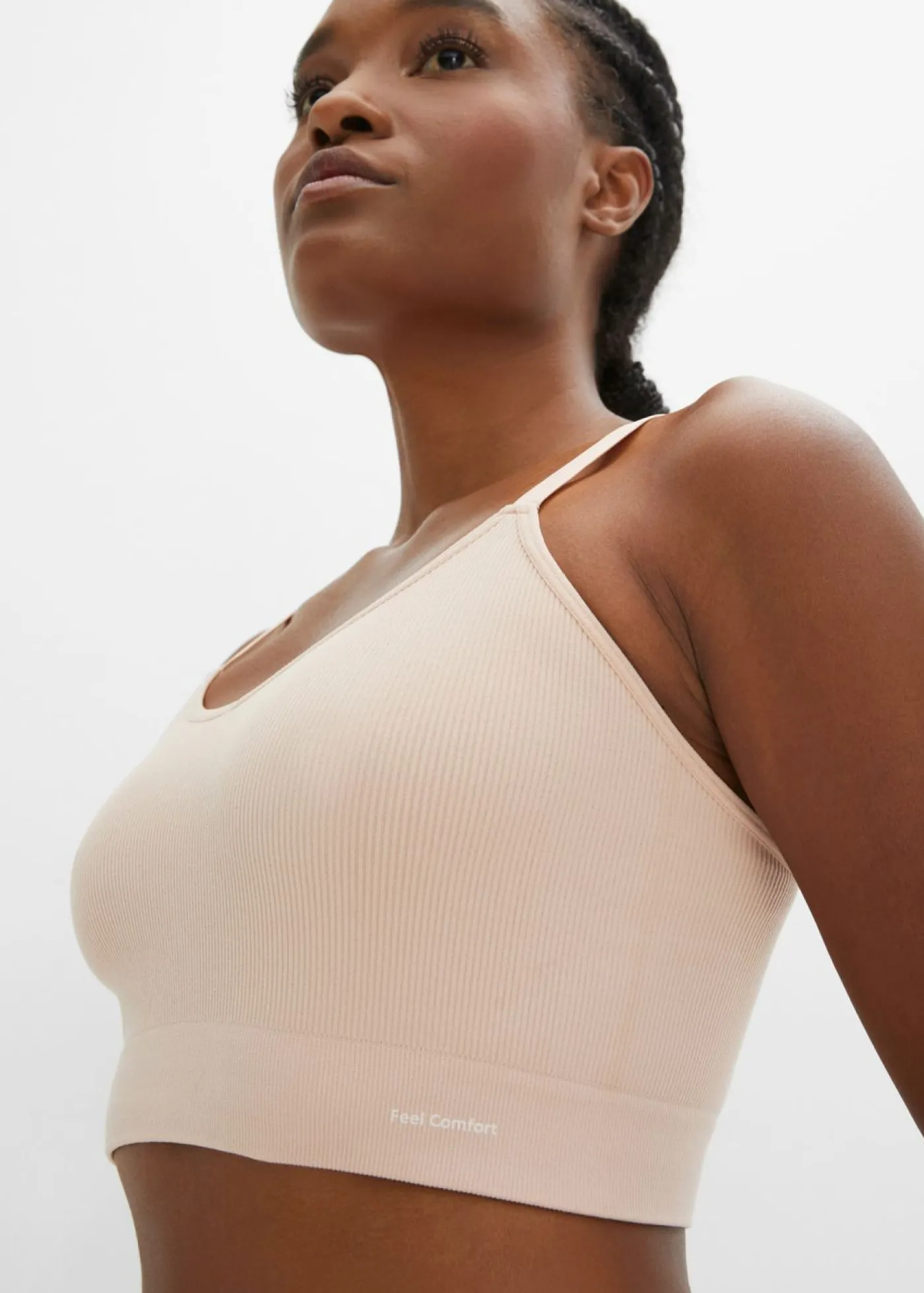 Online Bustier Feel Comfort sin costuras de canalé Mujer Sin Costuras|Sujetadores