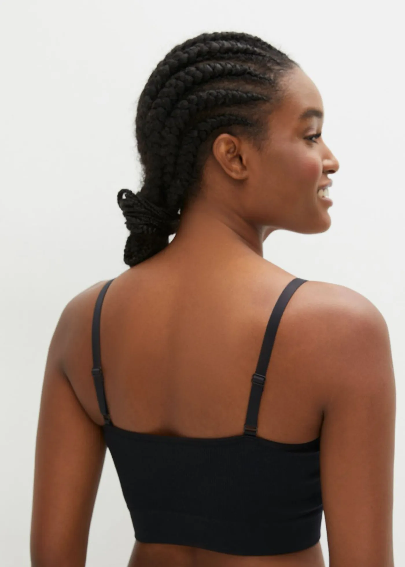 Best Bustier Feel Comfort sin costuras de canalé Mujer Sin Costuras|Sujetadores