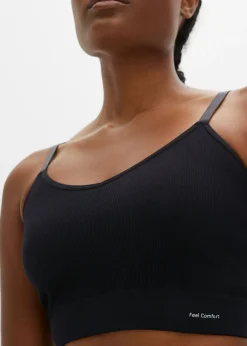 Best Bustier Feel Comfort sin costuras de canalé Mujer Sin Costuras|Sujetadores