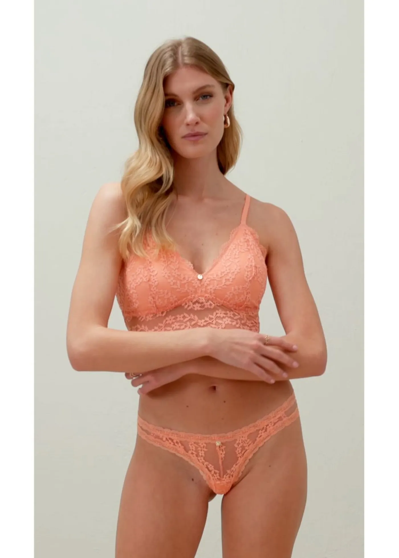 Discount Bustier sin aros con encaje de flores Mujer Temática·Lencería De Primavera|Lencería
