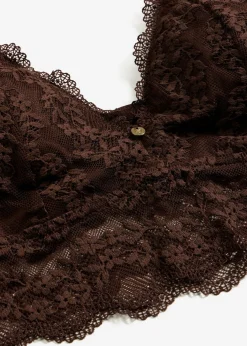 Sale Bustier sin aros con encaje de flores Mujer Temática·Lencería De Primavera|Lencería
