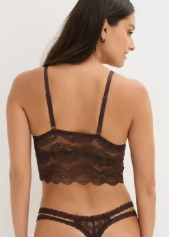 Sale Bustier sin aros con encaje de flores Mujer Temática·Lencería De Primavera|Lencería