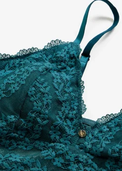 Discount Bustier sin aros con encaje de flores Mujer Temática·Lencería De Primavera|Lencería