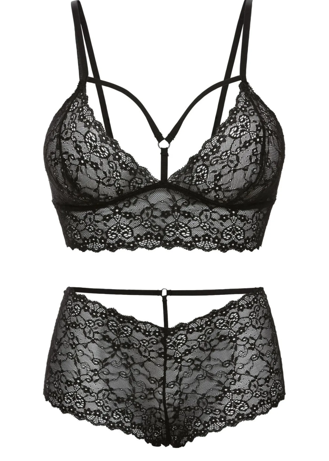 Sale Bustier+braguita abierta (2 piezas) Mujer Lencería Sexy