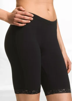 Sale Bóxer largo con encaje para mujeres (3 unidades) Mujer Ropa Interior De Algodón|Bragas