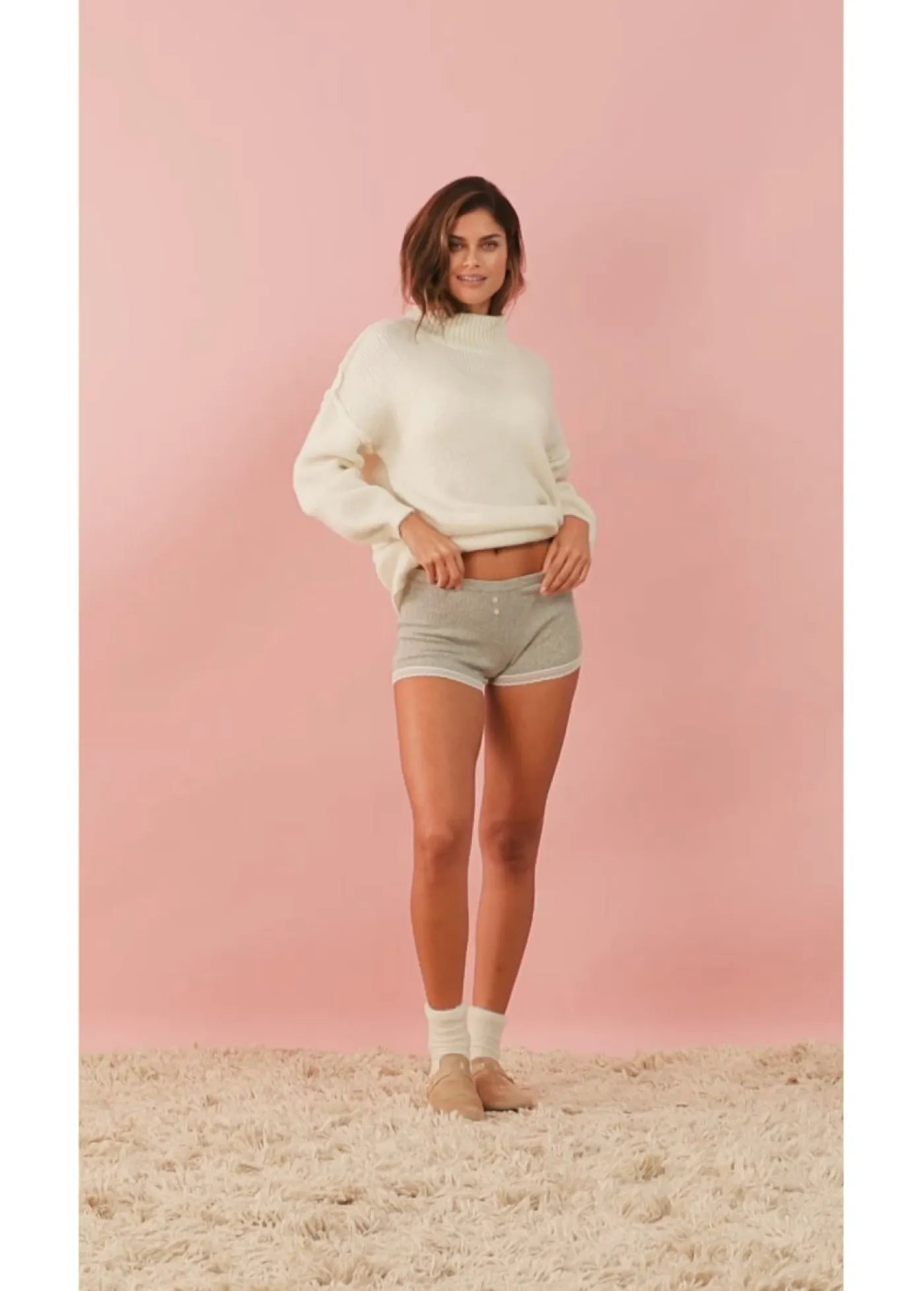 New Bóxers acanalados con encaje para mujeres (4 unidades) Mujer Ropa Interior De Algodón|Bragas