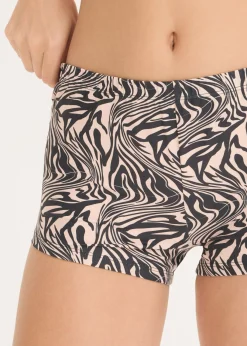 Outlet Bóxers de microfibra lisa para mujer (4 unidades) Mujer Bragas|Novedades