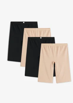 Hot Bóxers largos con algodón orgánico para mujeres (4 unidades) Mujer Ropa Interior De Algodón|Bragas