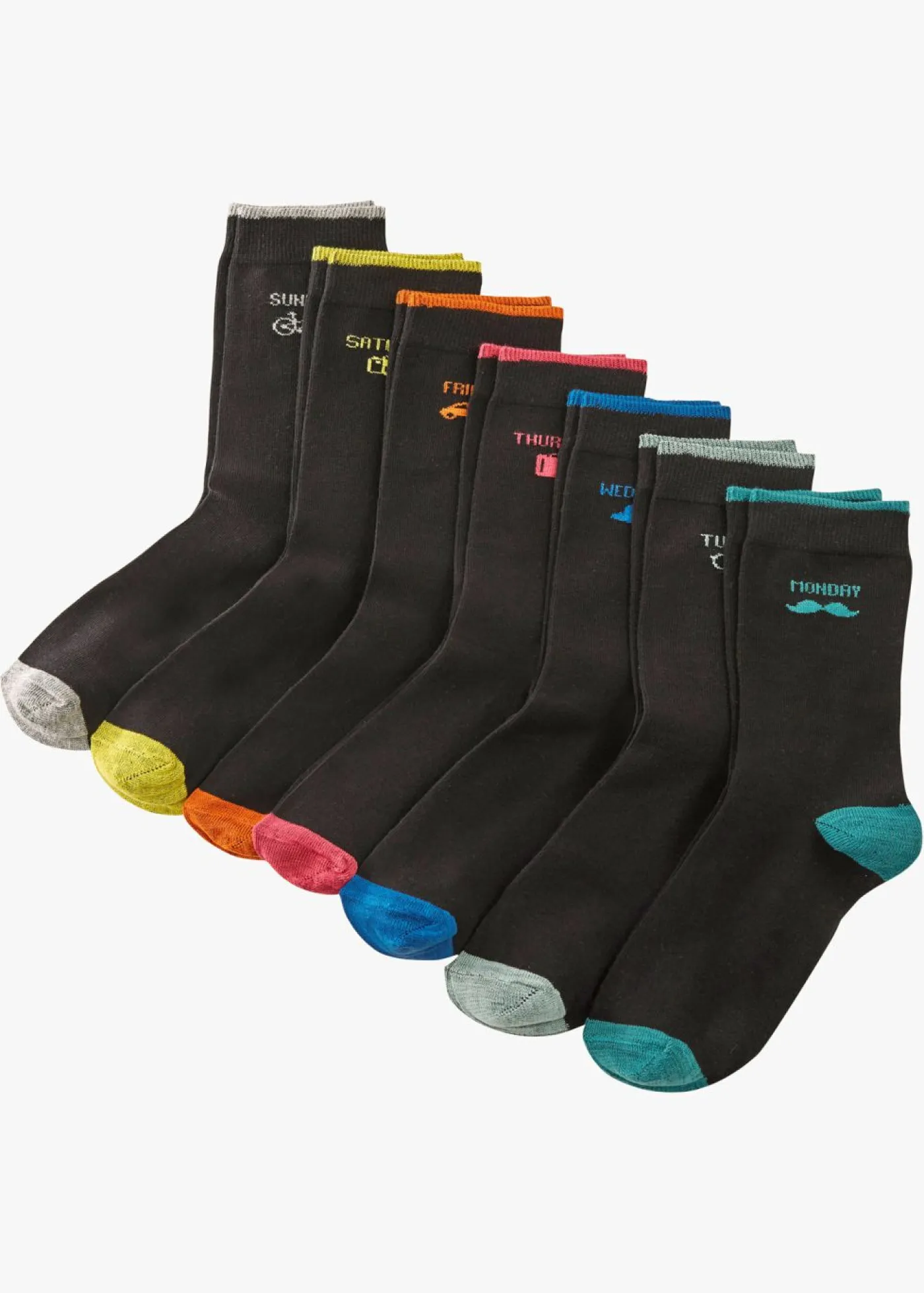 Clearance Calcetines con algodón orgánico (7 pares) Mujer Medias|Ropa Interior·Calcetines