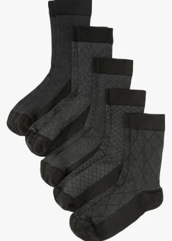 Clearance Calcetines con dobladillo antipresión (5 pares) Mujer Medias|Ropa Interior·Calcetines