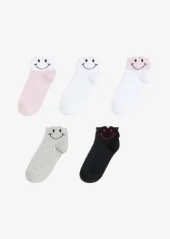 Discount Calcetines cortos con algodón orgánico (5 pares) Mujer Medias, Panties Y Calcetines