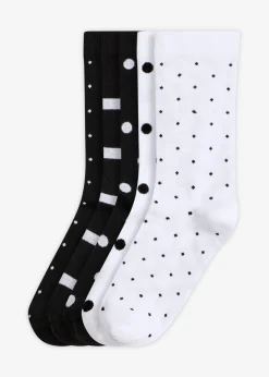 Discount Calcetines de algodón orgánico (5 pares) Mujer Medias, Panties Y Calcetines