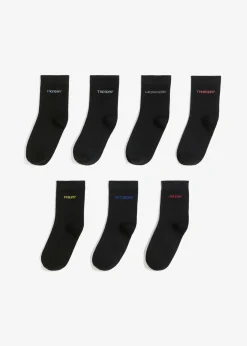 Outlet Calcetines de algodón orgánico (7 pares) Mujer Medias|Ropa Interior·Calcetines