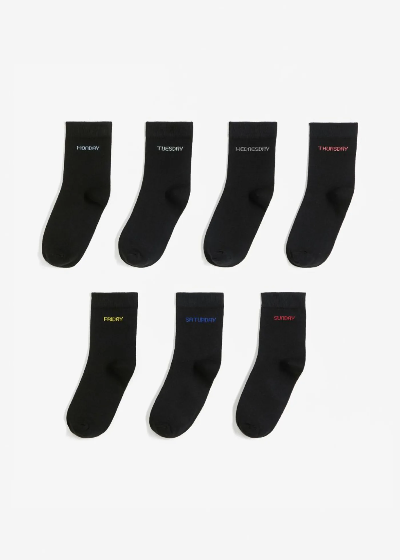 Outlet Calcetines de algodón orgánico (7 pares) Mujer Medias|Ropa Interior·Calcetines