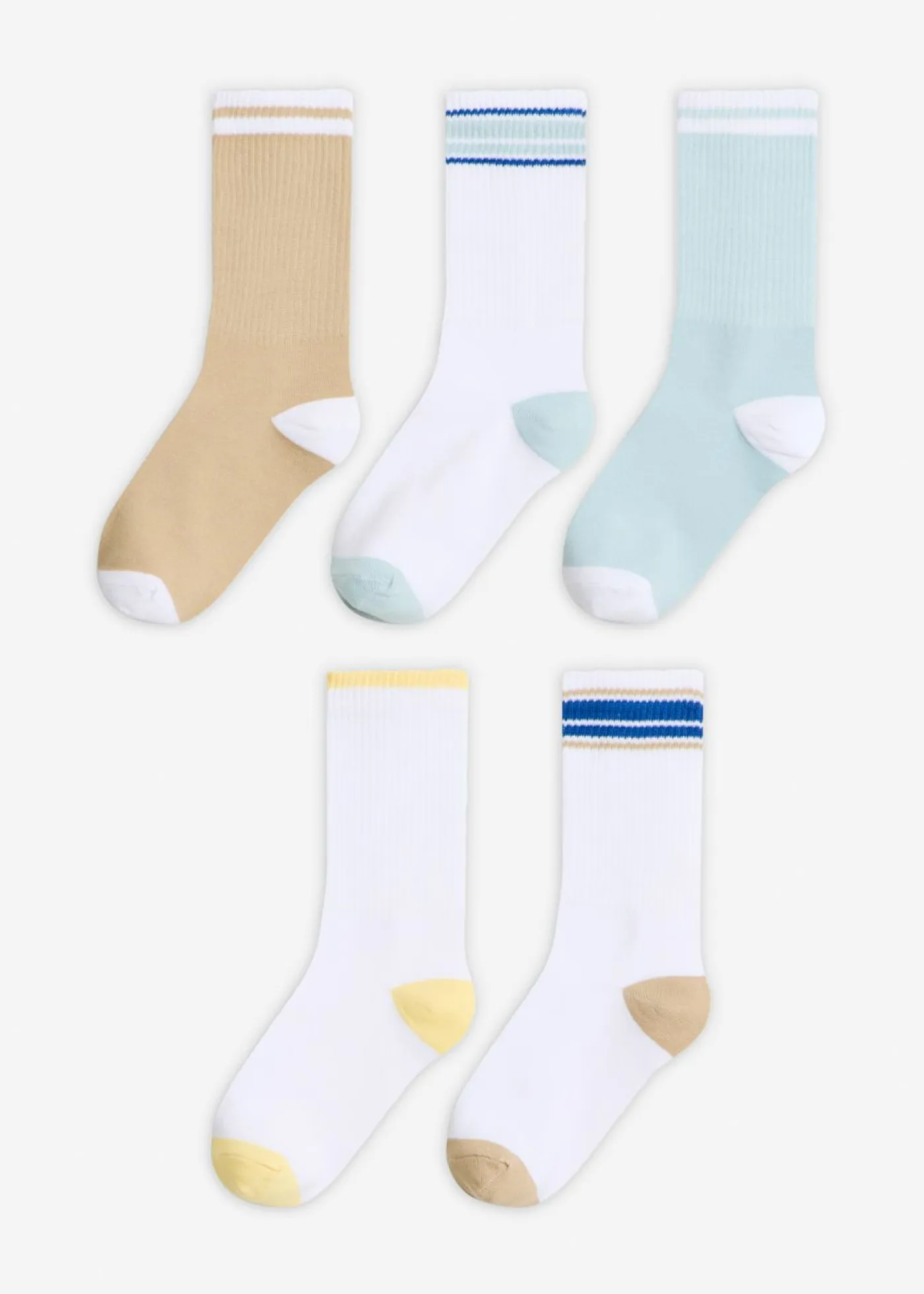 Hot Calcetines deportivos de algodón orgánico (5 pares) Mujer Multipack|Niño·Calcetines