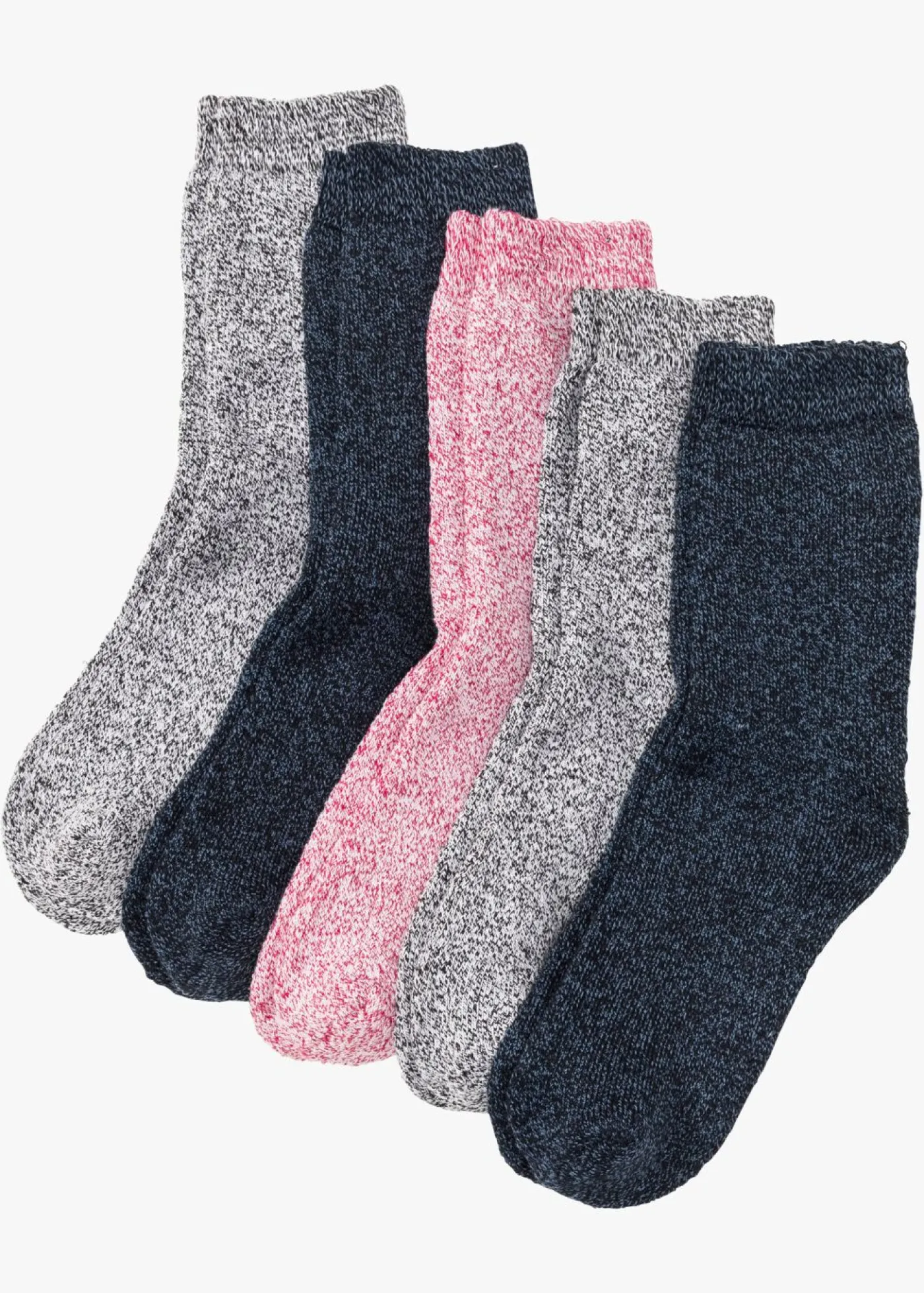 Clearance Calcetines térmicos de rizo (5 unidades) con algodón orgánico Mujer Sandalias|Medias