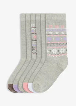 Discount Calcetines con algodón orgánico (6 pares) Mujer Multipack|Niño·Calcetines
