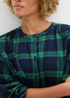 Camisa de franela de algodón puro Mujer Camisas Y Blusas