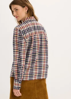 Discount Camisa de franela de algodón puro Mujer Camisas Y Blusas