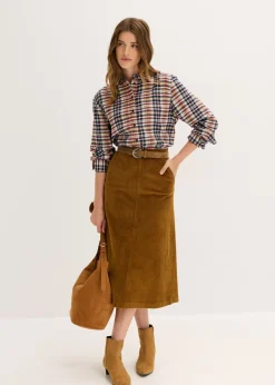 Discount Camisa de franela de algodón puro Mujer Camisas Y Blusas