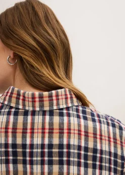 Discount Camisa de franela de algodón puro Mujer Camisas Y Blusas