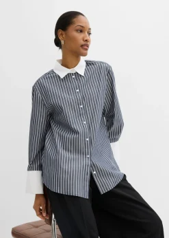 Hot Camisa holgada de algodón puro Mujer Esenciales|Camisas Y Blusas