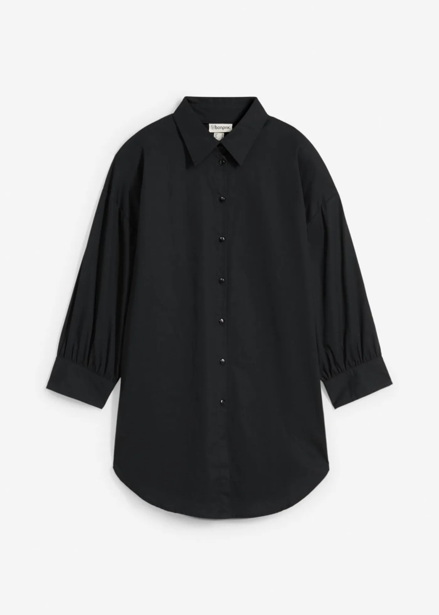 Best Camisa oversize de algodón con mangas 3/4 Mujer Camisas Y Blusas|Novedades