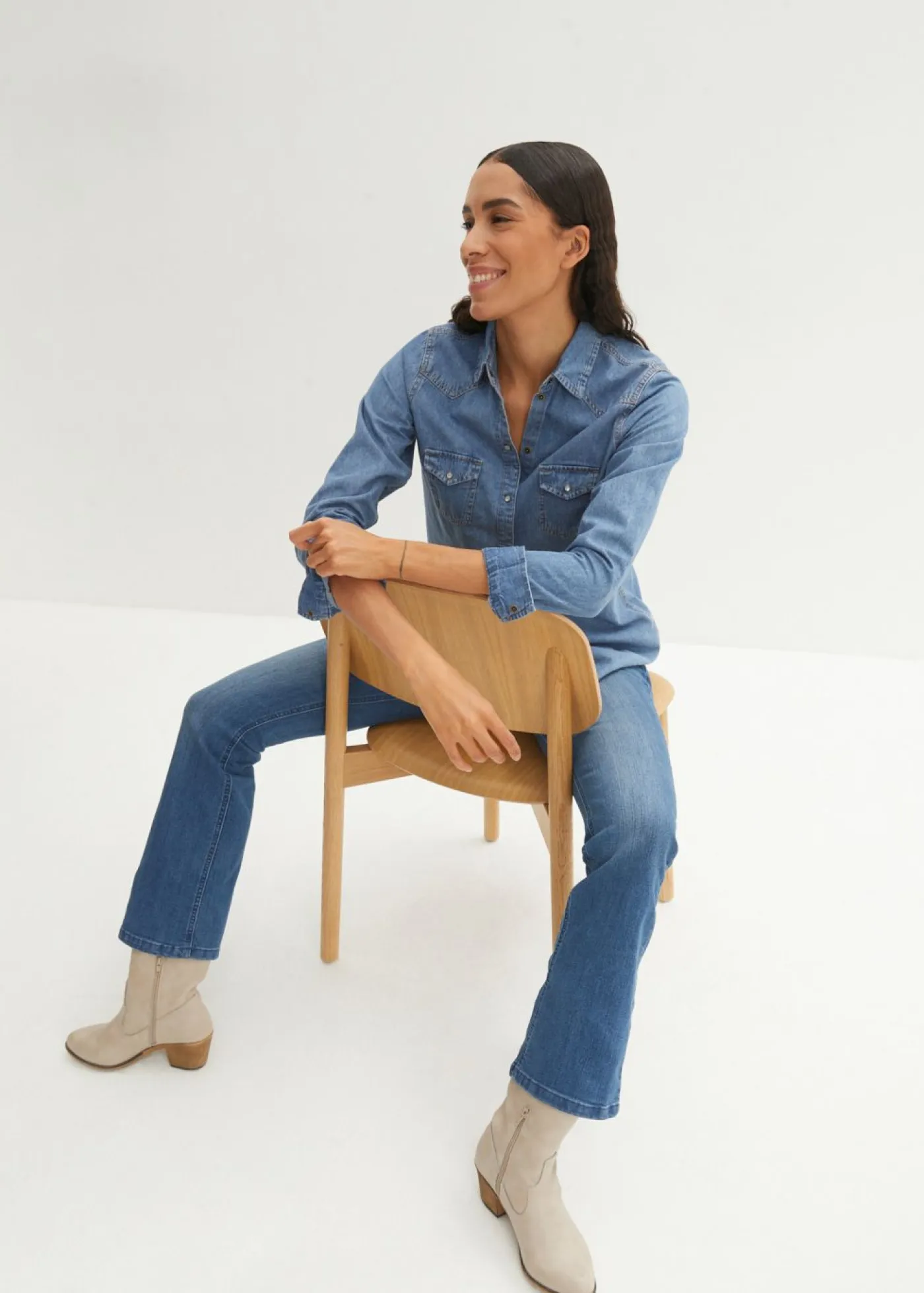 Discount Camisa vaquera Mujer Camisas Y Blusas