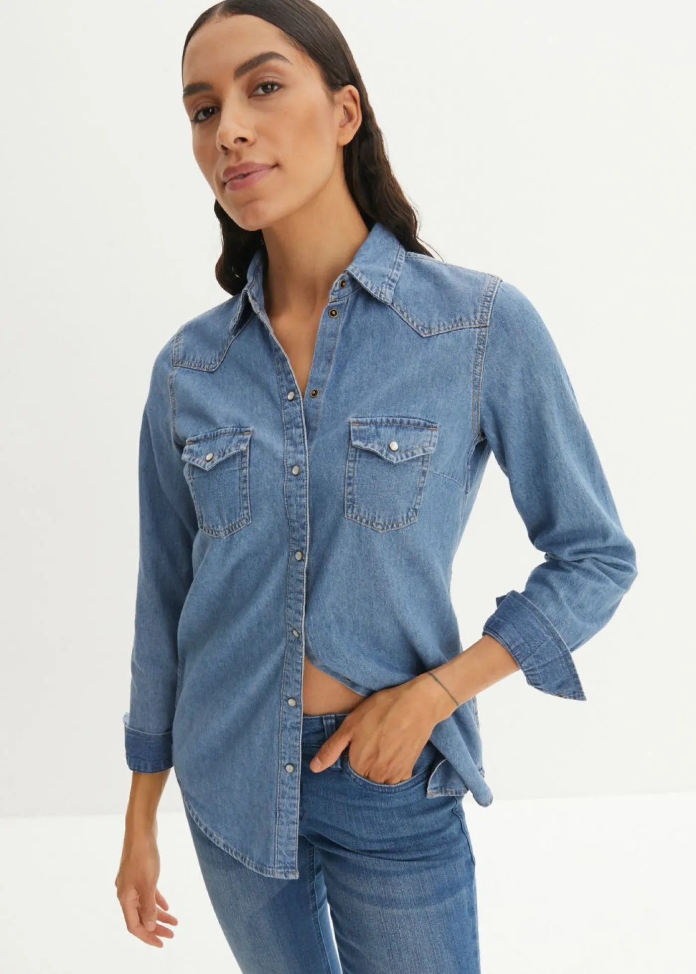 Discount Camisa vaquera Mujer Camisas Y Blusas