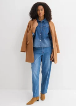Discount Camisa vaquera con algodón orgánico Mujer Camisas Y Blusas