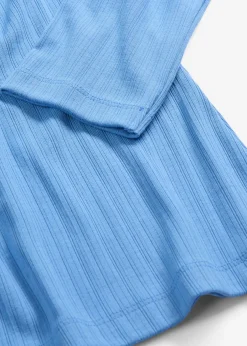 Clearance Camiseta acanalada de manga larga Mujer Básicos|Camisetas