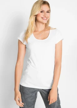 Discount Camiseta ajustada Mujer Básicos|Camisetas