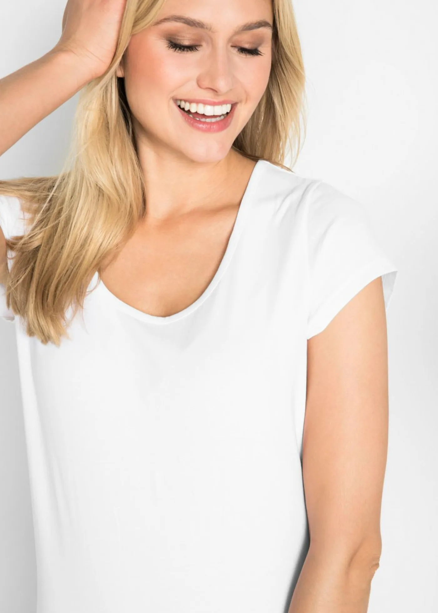 Discount Camiseta ajustada Mujer Básicos|Camisetas