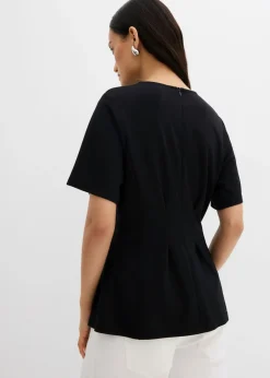 Online Camiseta ajustada de cómodo Punto di Roma Mujer Esenciales|Camisetas