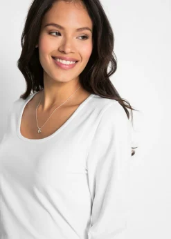 New Camiseta ajustada de manga larga Mujer Básicos|Camisetas
