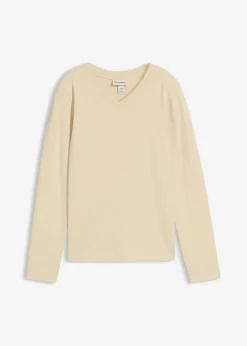 New Camiseta ajustada de manga larga Mujer Básicos|Camisetas