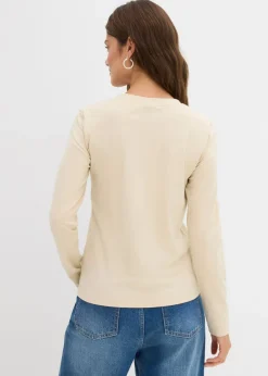 New Camiseta ajustada de manga larga Mujer Básicos|Camisetas