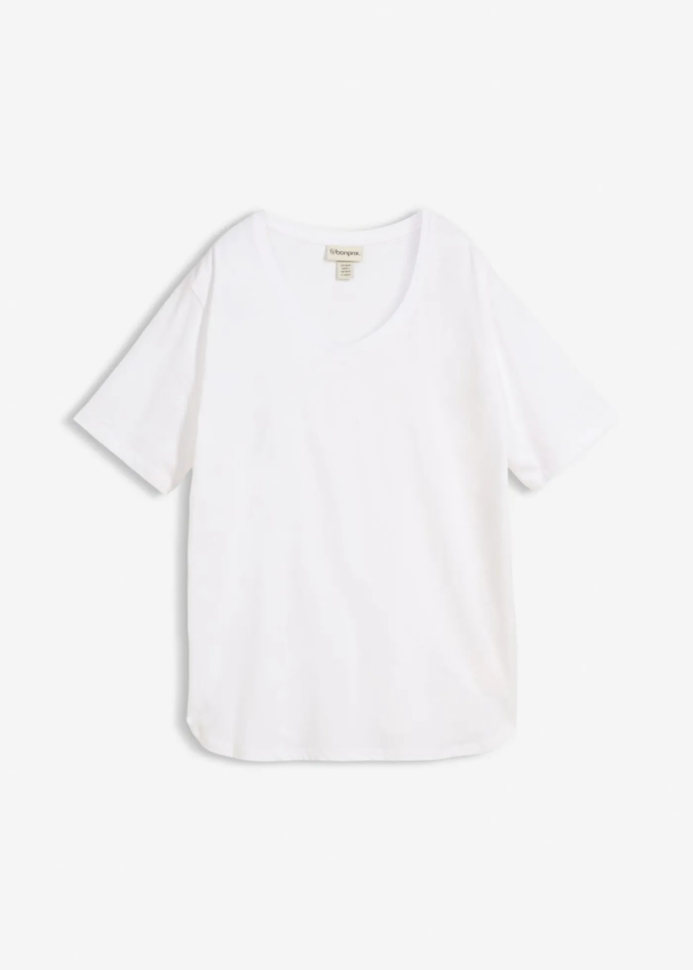 Camiseta ancha de algodón orgánico Mujer Camisetas|Novedades