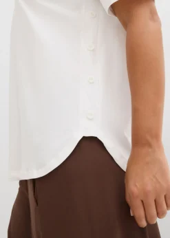 Camiseta ancha de algodón orgánico Mujer Camisetas|Novedades