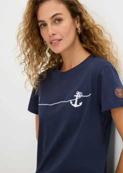 Discount Camiseta bordada Mujer Camisetas