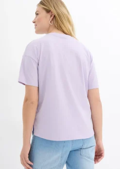 Camiseta boxy oversize de algodón orgánico Mujer Camisetas