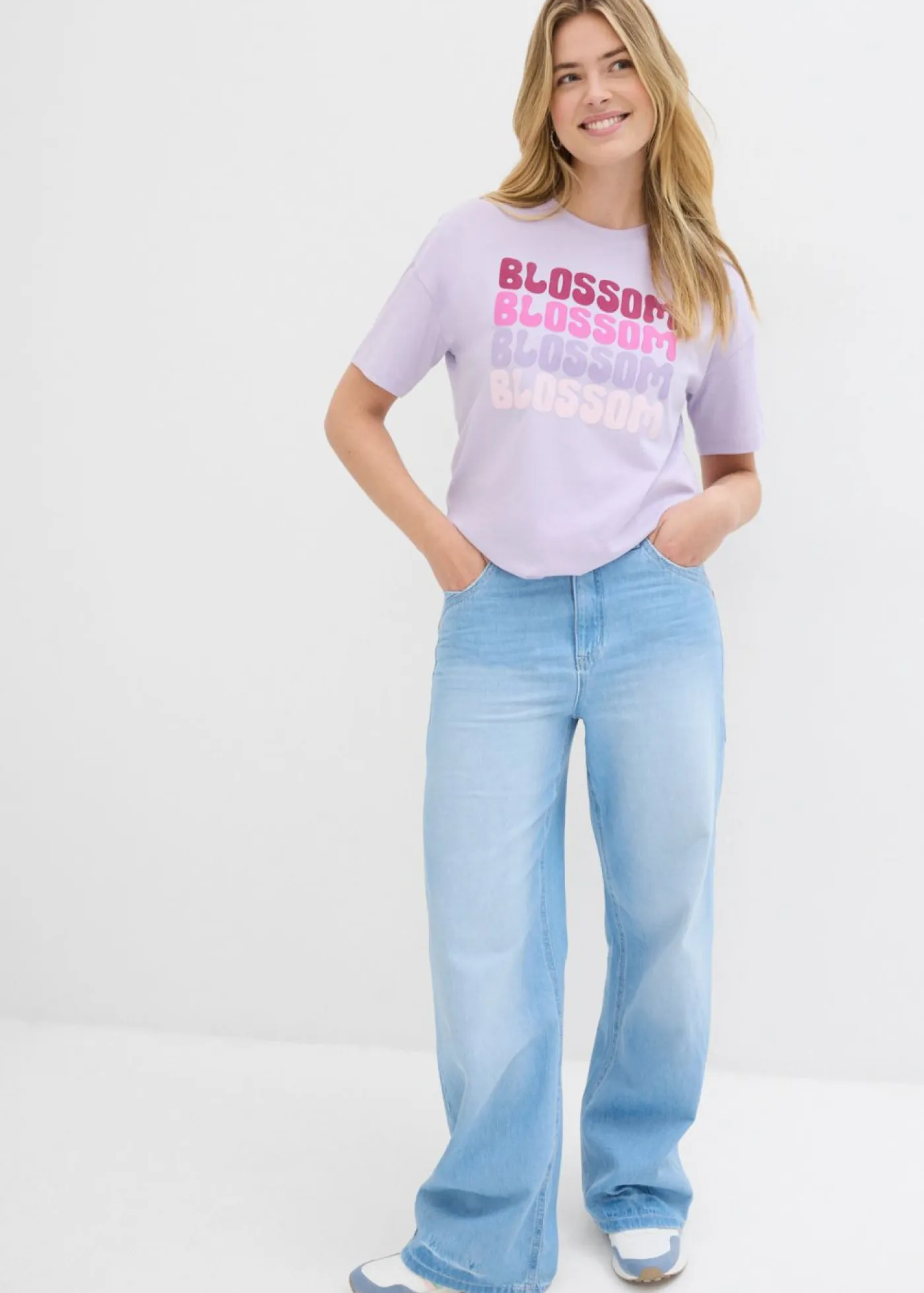 Camiseta boxy oversize de algodón orgánico Mujer Camisetas