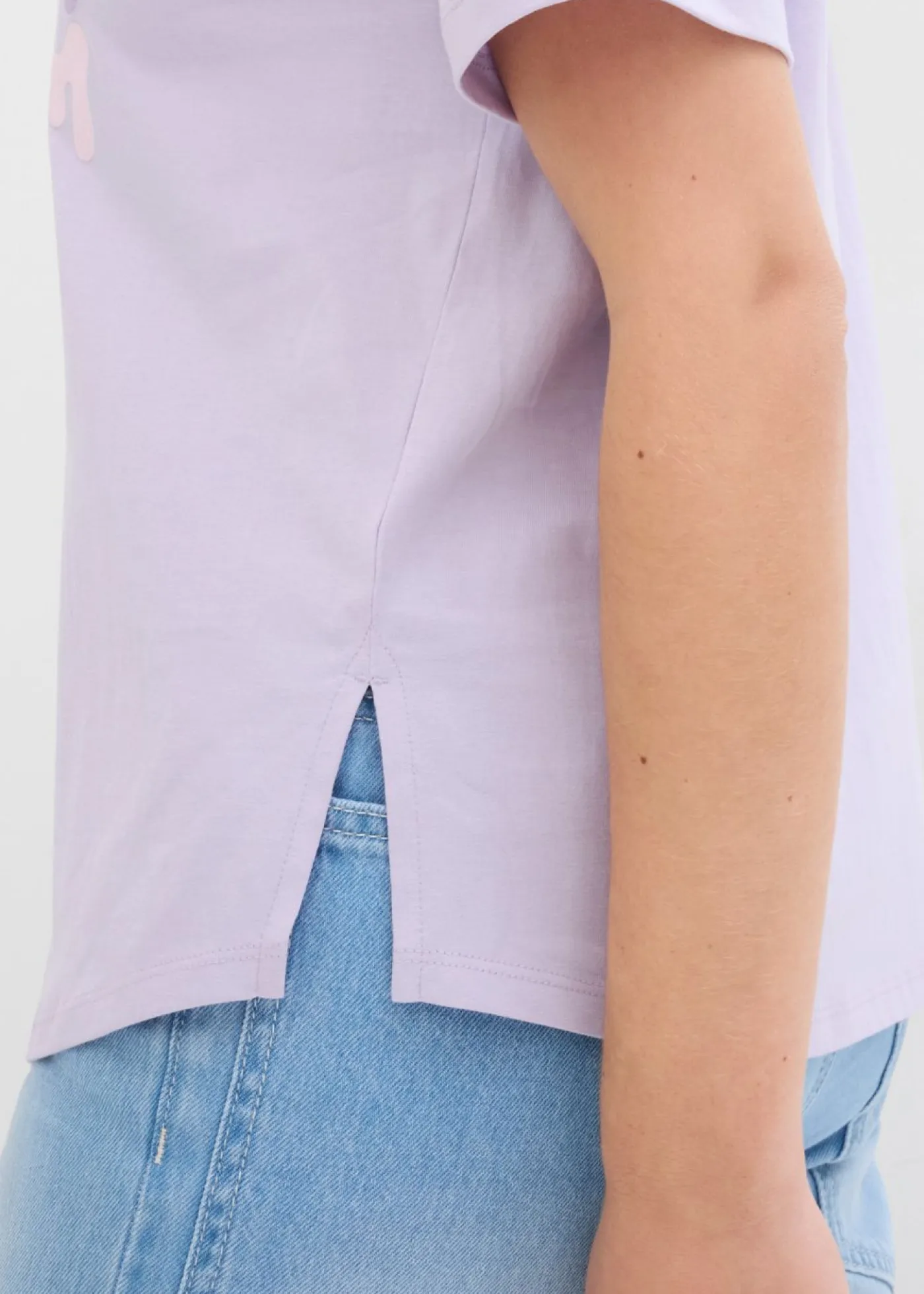 Camiseta boxy oversize de algodón orgánico Mujer Camisetas
