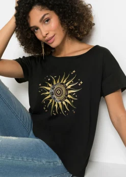 New Camiseta con abertura Mujer Camisetas