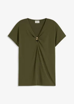 Sale Camiseta con anillo decorativo Mujer Camisetas