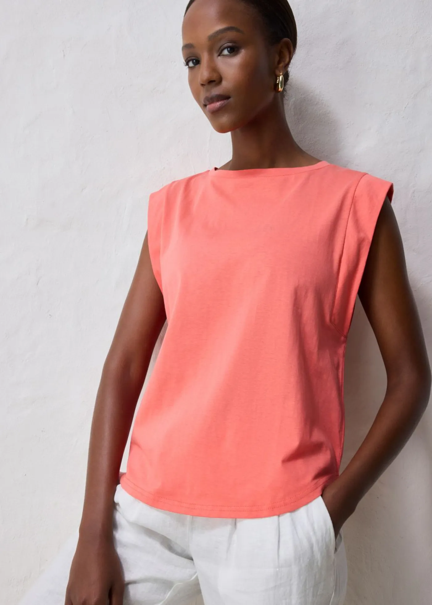 Clearance Camiseta con contenido de seda Mujer Premium|Camisetas