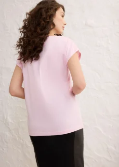 Camiseta con contenido de seda Mujer Premium|Camisetas